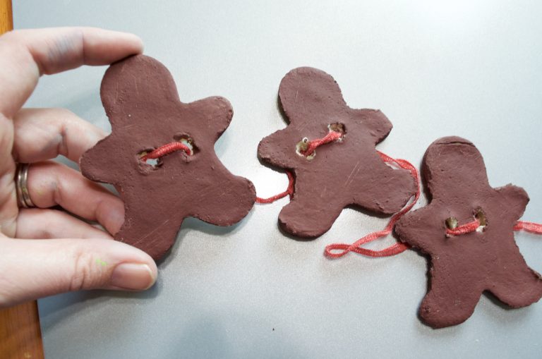 Salt Dough Recipe: Gingerbread Men Banner Sensory Decor