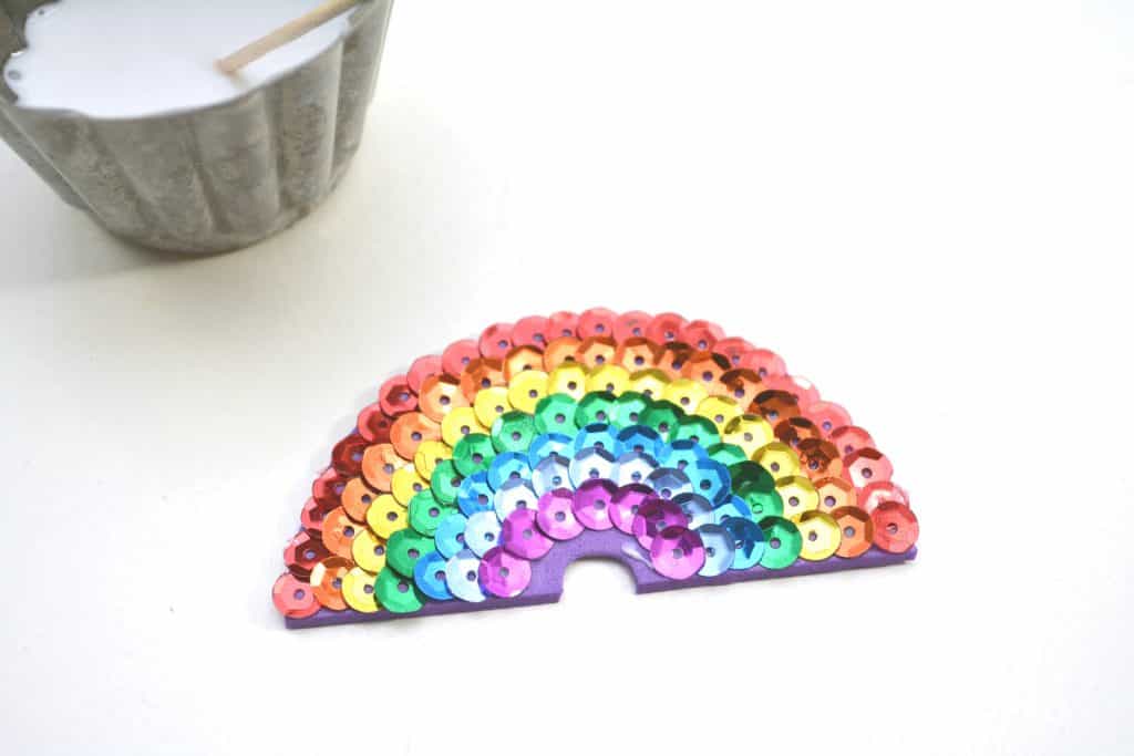 How to Make Your Own Rainbow Sequin Hair Clip for Girls