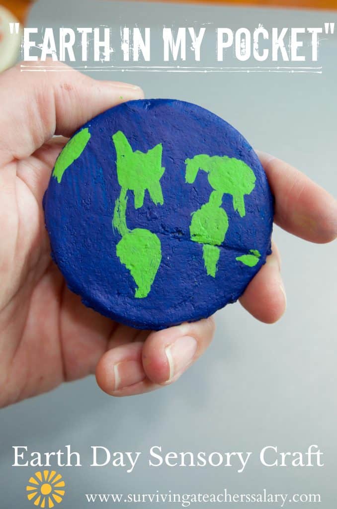 Salt Dough Recipe: Earth in my Pocket (Earth Day Activity) Earth in my Pocket Earth Day Sensory Craft