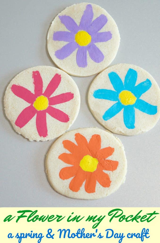 Salt Dough Recipe Flower in my Pocket (Mother's Day Activity)