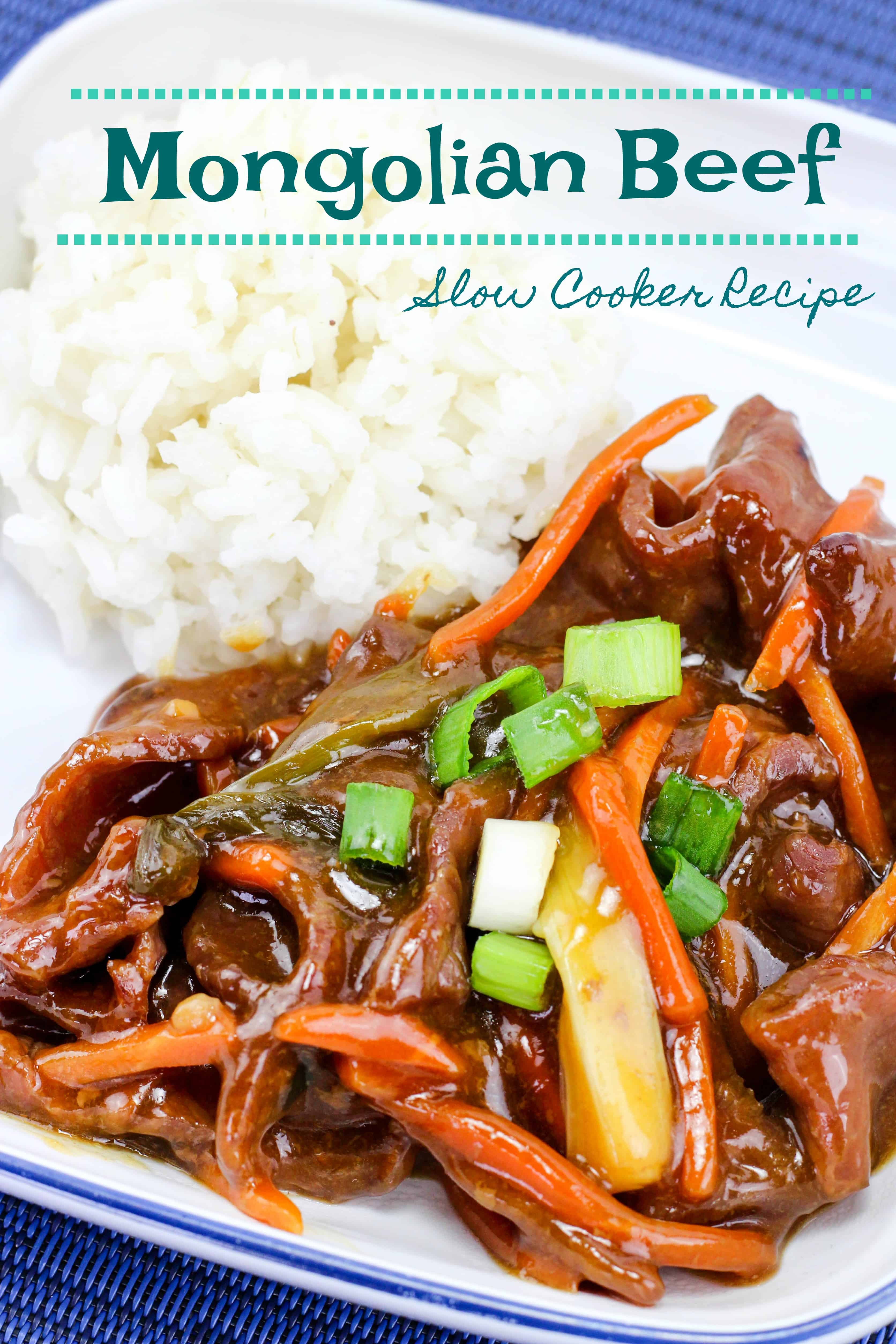 Slow Cooker Recipe: Mongolian Beef Dinner - Quick Meal for After School