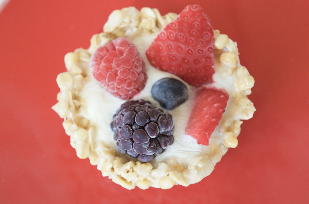 After School Snack: Frozen Yogurt Fruit & Granola Cup Recipe