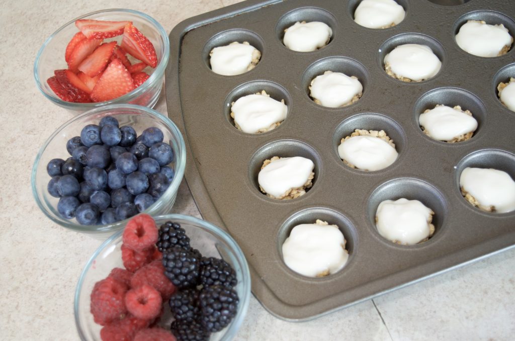 After School Snack: Frozen Yogurt Fruit & Granola Cup Recipe
