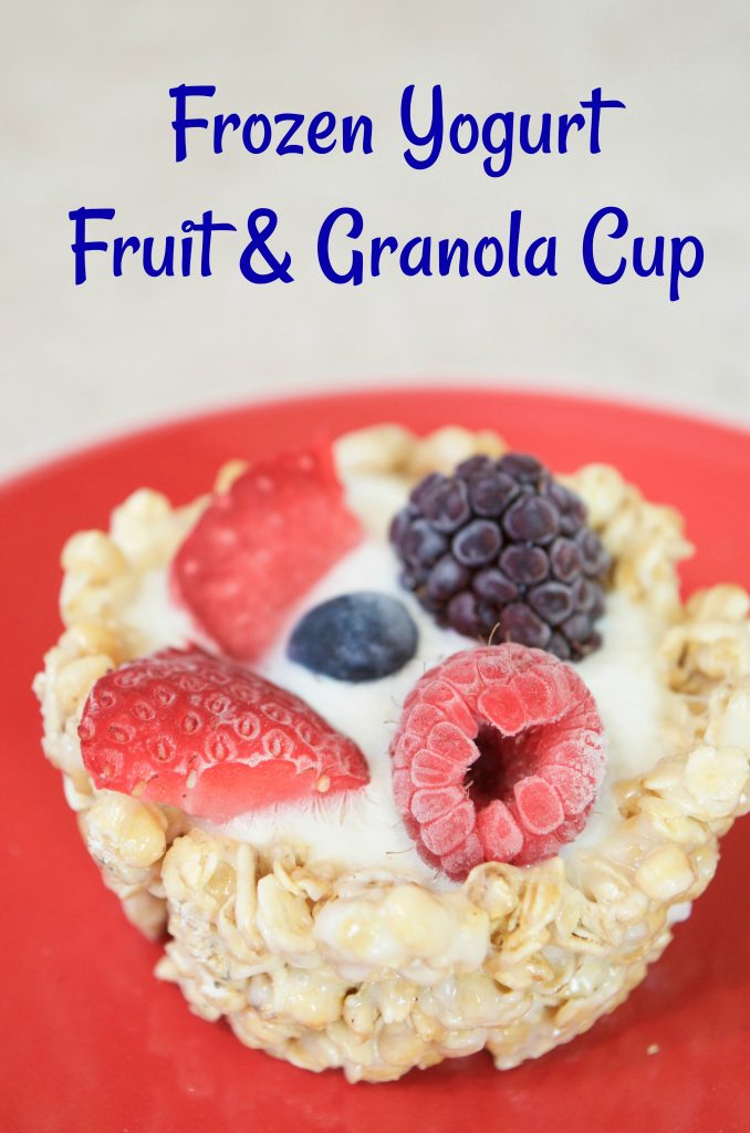 Frozen Yogurt Fruit & Granola Cup Recipe 2