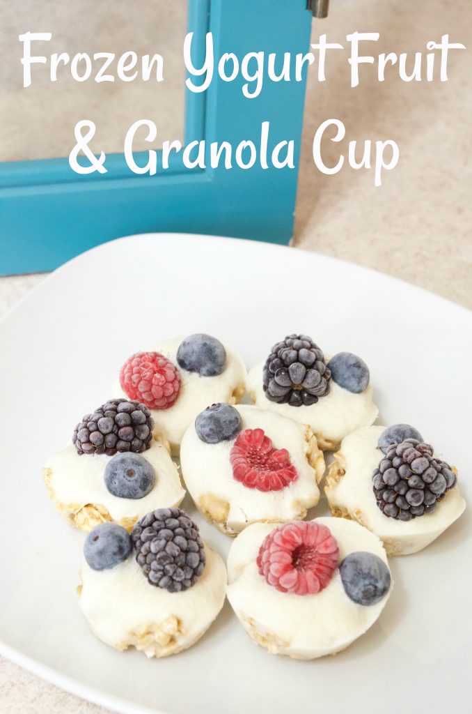 Frozen Yogurt Fruit & Granola Cup Recipe