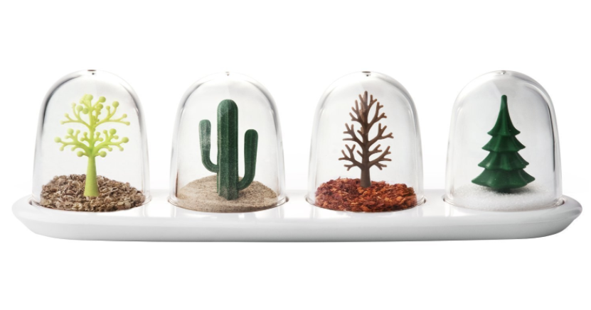 stylish seasons salt and pepper kitchen shakers