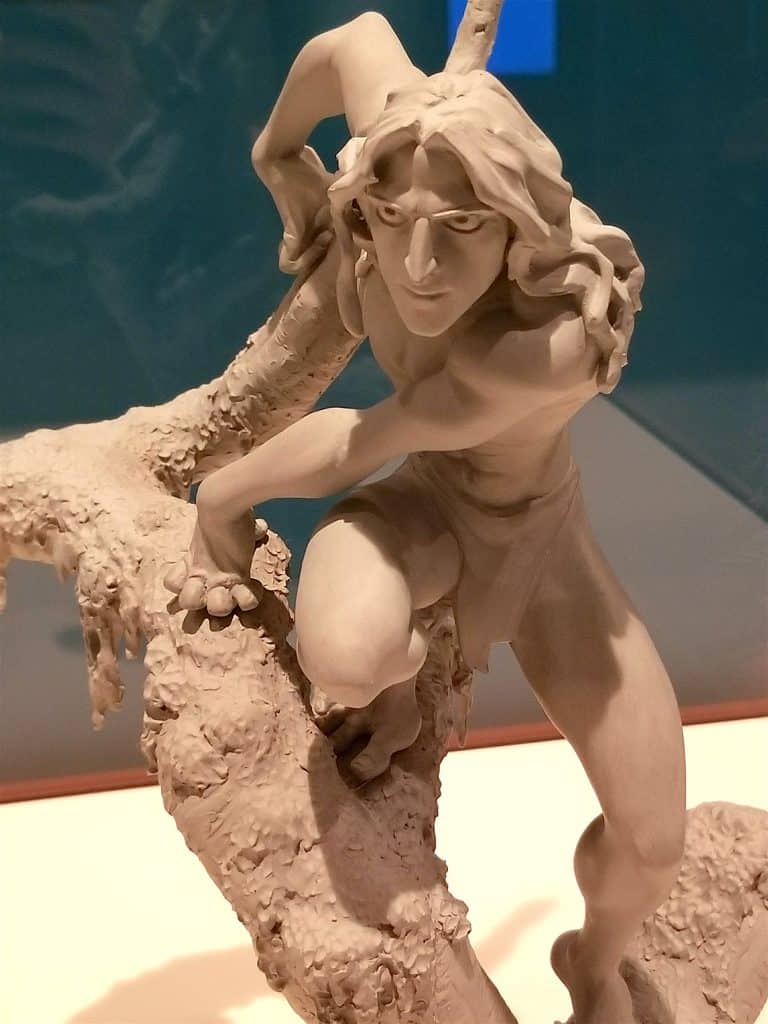 Tarzan art in clay Glen Keane