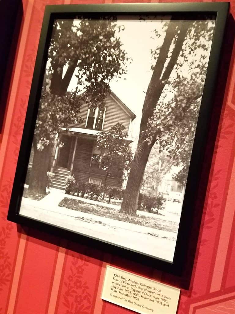 photo of Walt Disney's childhood home