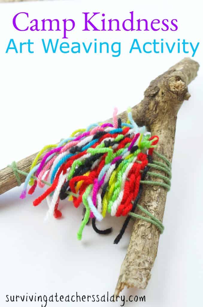 yarn and stick camping craft