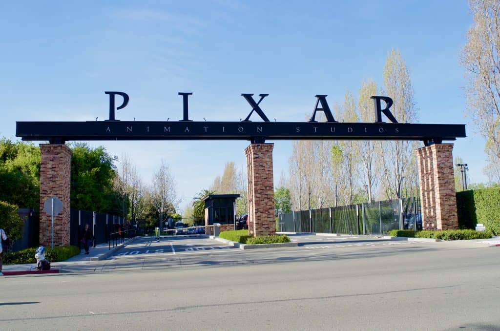 entrance to Pixar Animation Studios