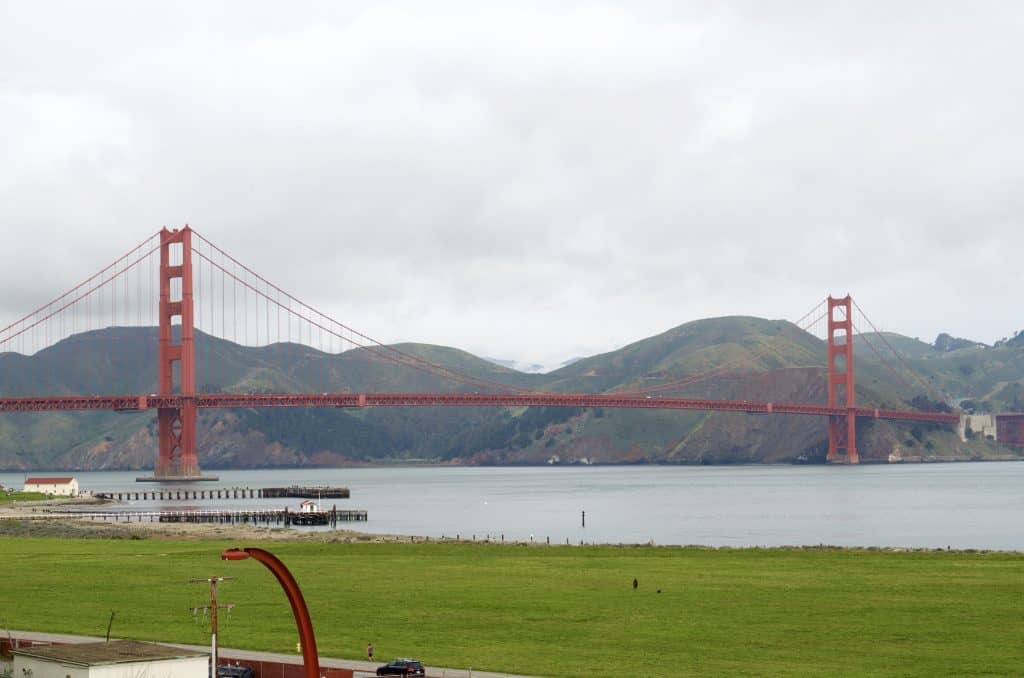 Golden Gate Bridge scenic view