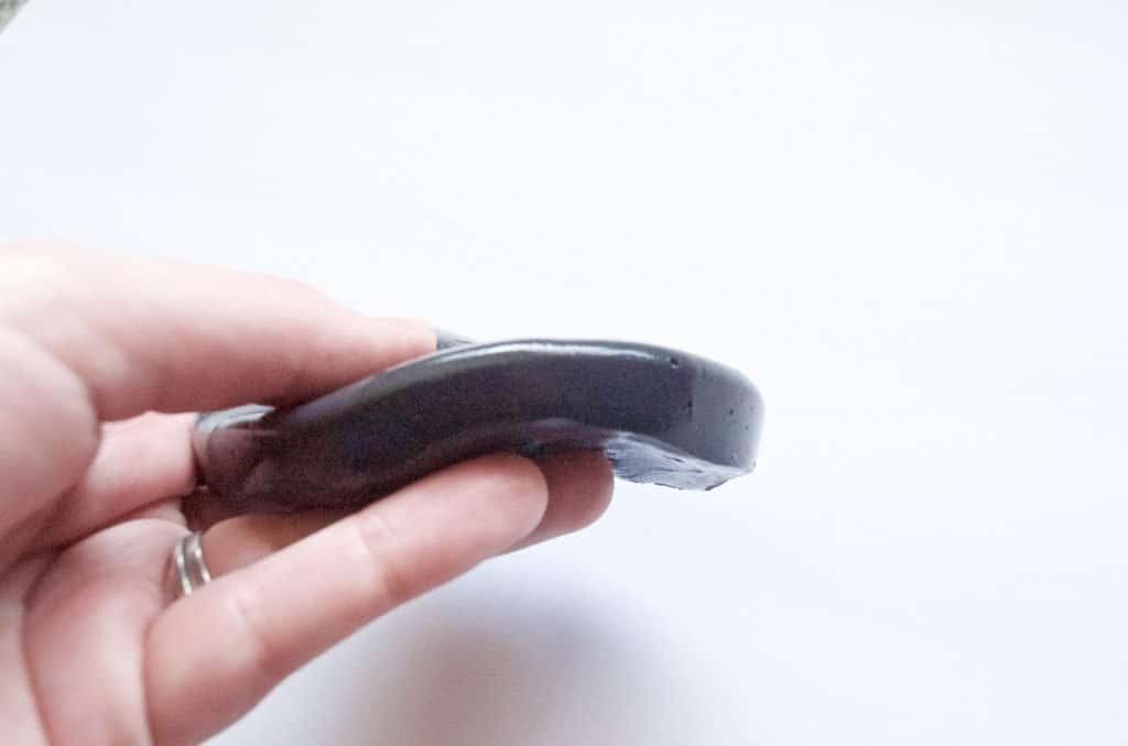 black magnetic slime recipe for sensory