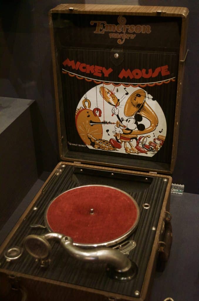 vintage Mickey Mouse phonograph