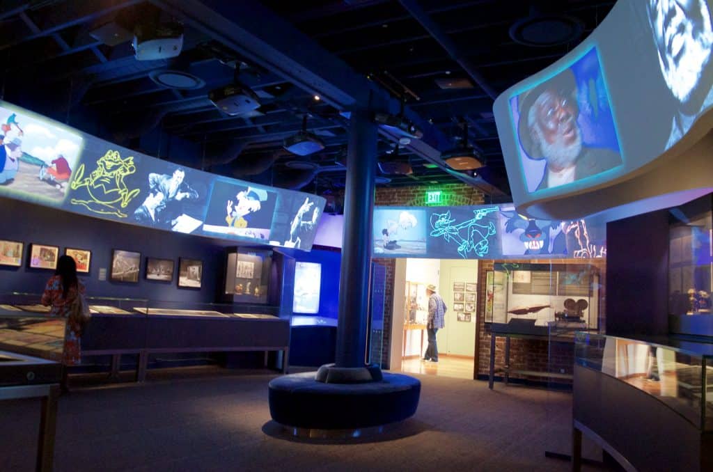 museum tech display Disney