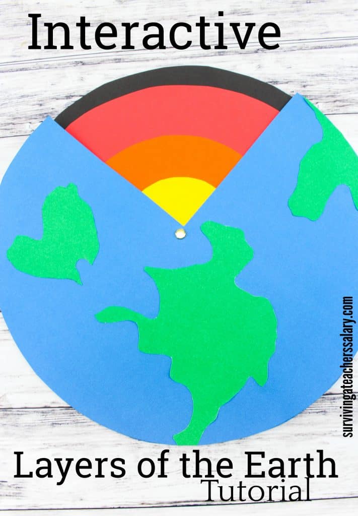 paper layers of the earth science craft