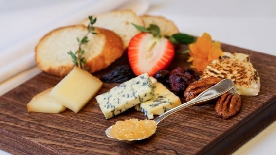specialty cheese plate at disneyland