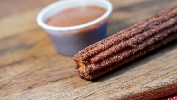 cocoa churro dessert in Disneyland