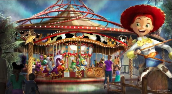 Jessie's Carousel at Disneyland