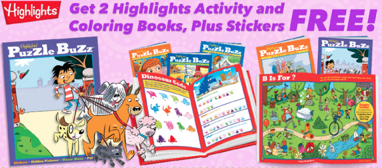 AWESOME Highlights Puzzle Books Promo DEAL
