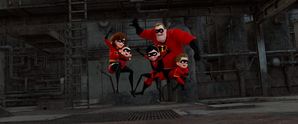 the Incredibles family powers art