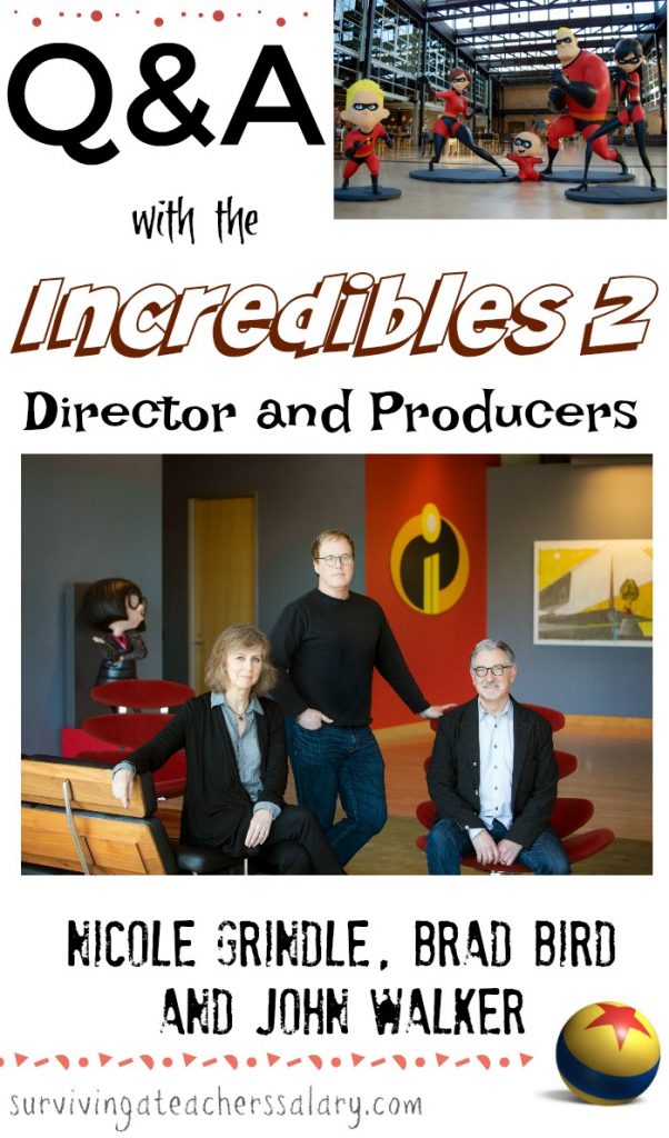 Incredibles 2 interviews Pixar movie