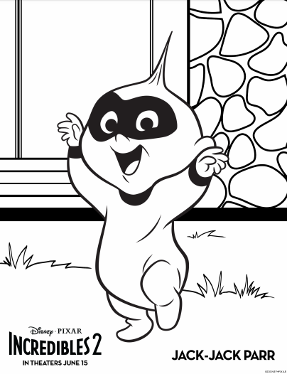 Jack Jack coloring page