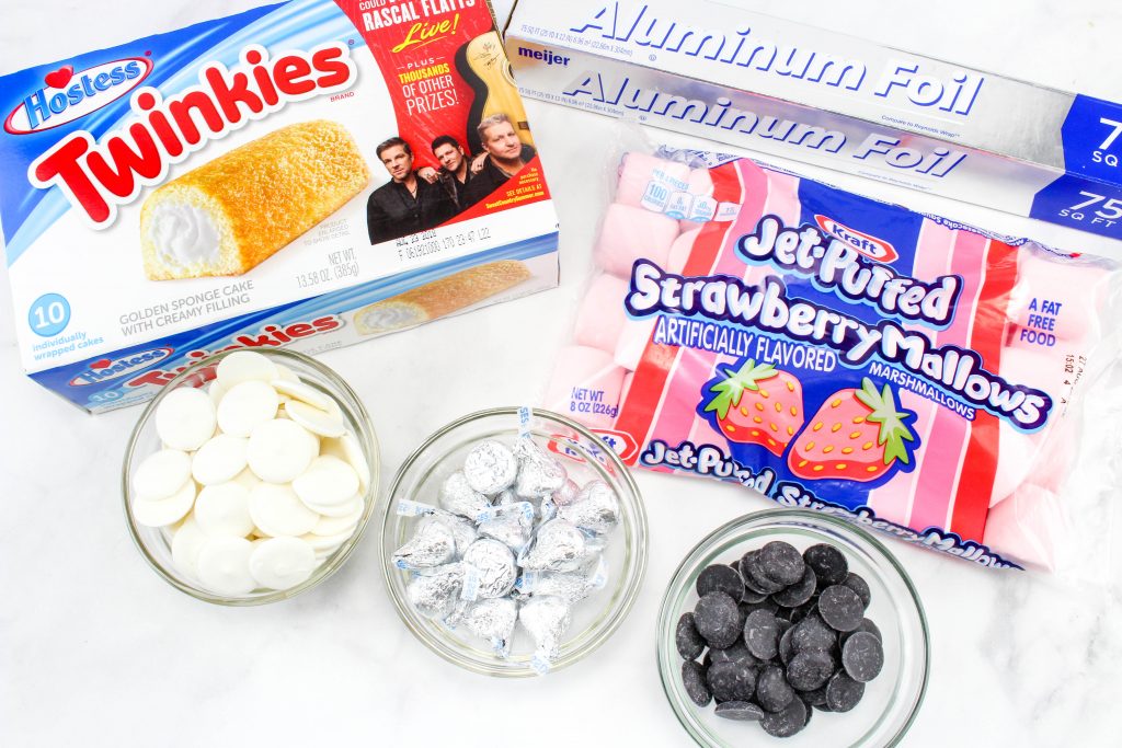 ingredients for School Pencil Twinkies recipe