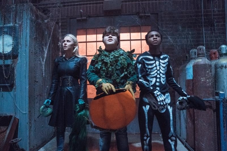 Goosebumps 2 Movie Madison Iseman, Jeremy Ray Taylor and Caleel Harris