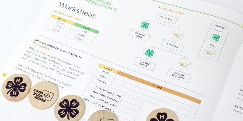 Code Your Challenge kit by 4H for National Youth Science Day