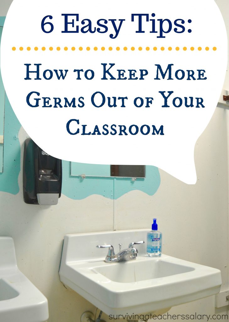 teacher tips for germs in classroom