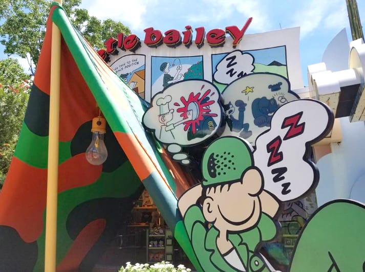 Beetle Bailey cartoon at Universal