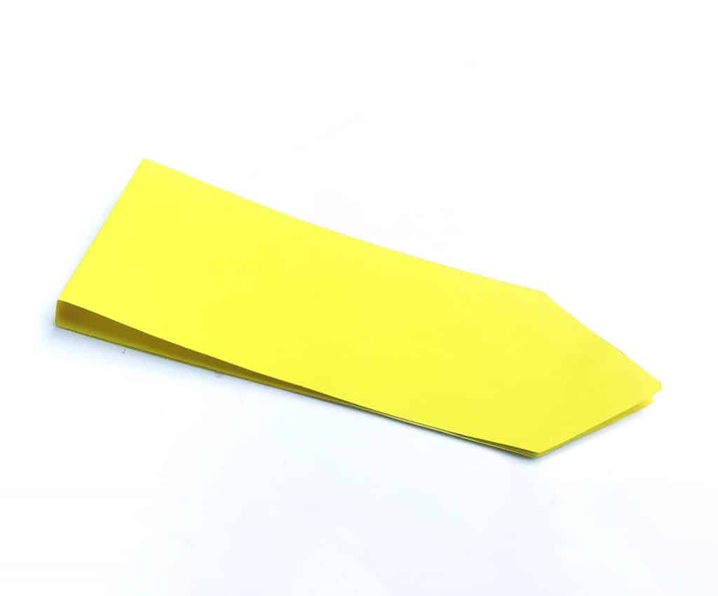 yellow pencil notebook paper craft