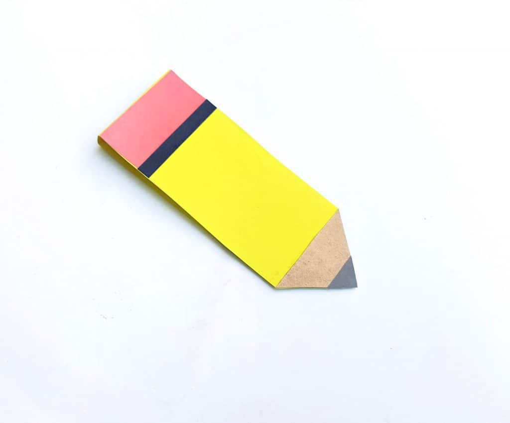 pencil notebook paper craft