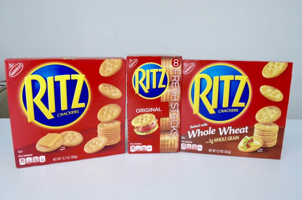 3 boxes of RITZ Crackers