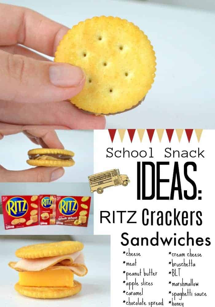 RITZ Crackers school snack ideas