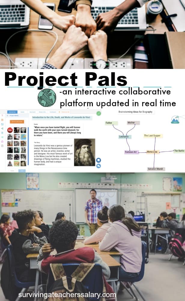 Project Pals team work platform for classrooms