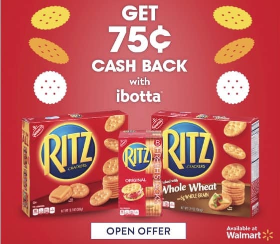 cash back on RITZ Crackers rebate