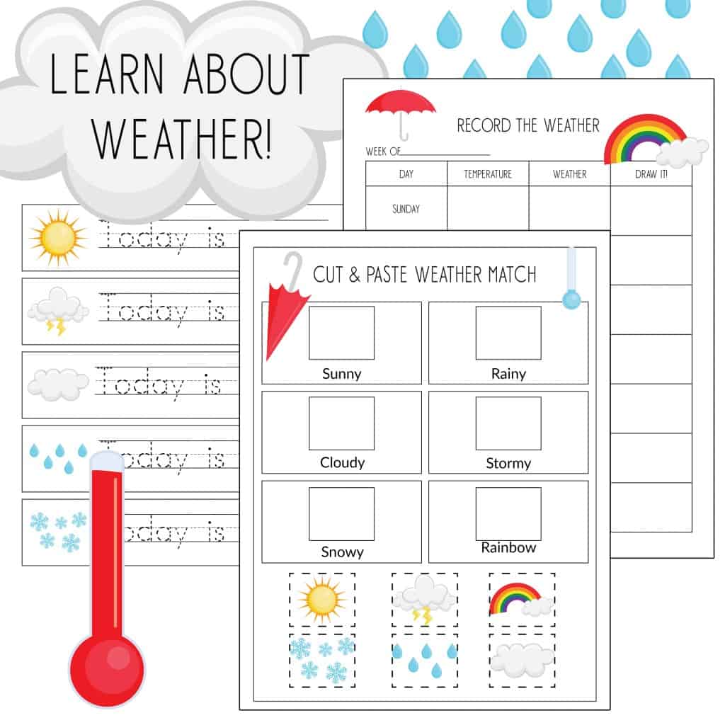 weather printable study pack