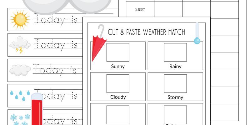 weather printable study pack