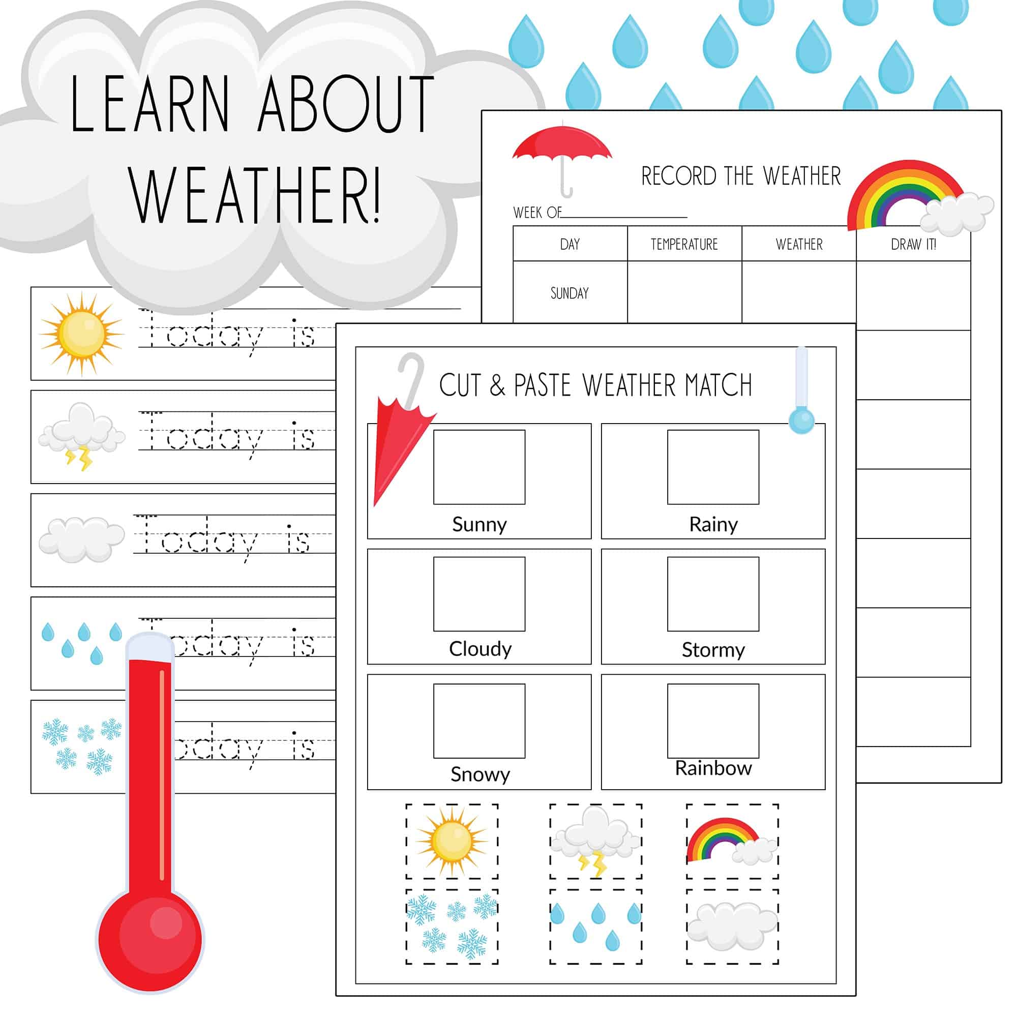 Free Printable Weather Instruments Worksheets