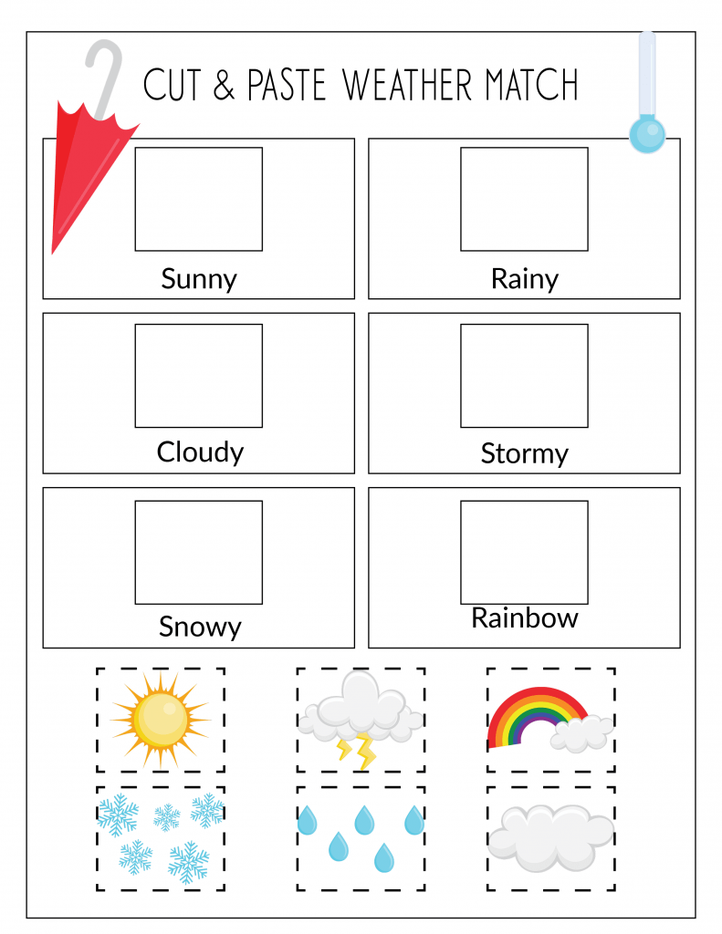 Free Weather Worksheet Printables