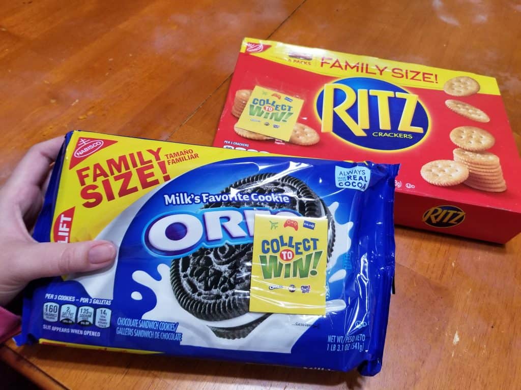 Oreo Cookies and Ritz Crackers