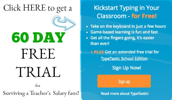 TypeTastic School Free Trial Typing