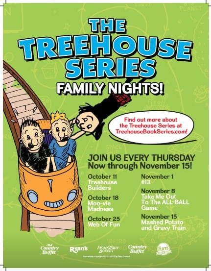 Treehouse Series Books Family Night Out