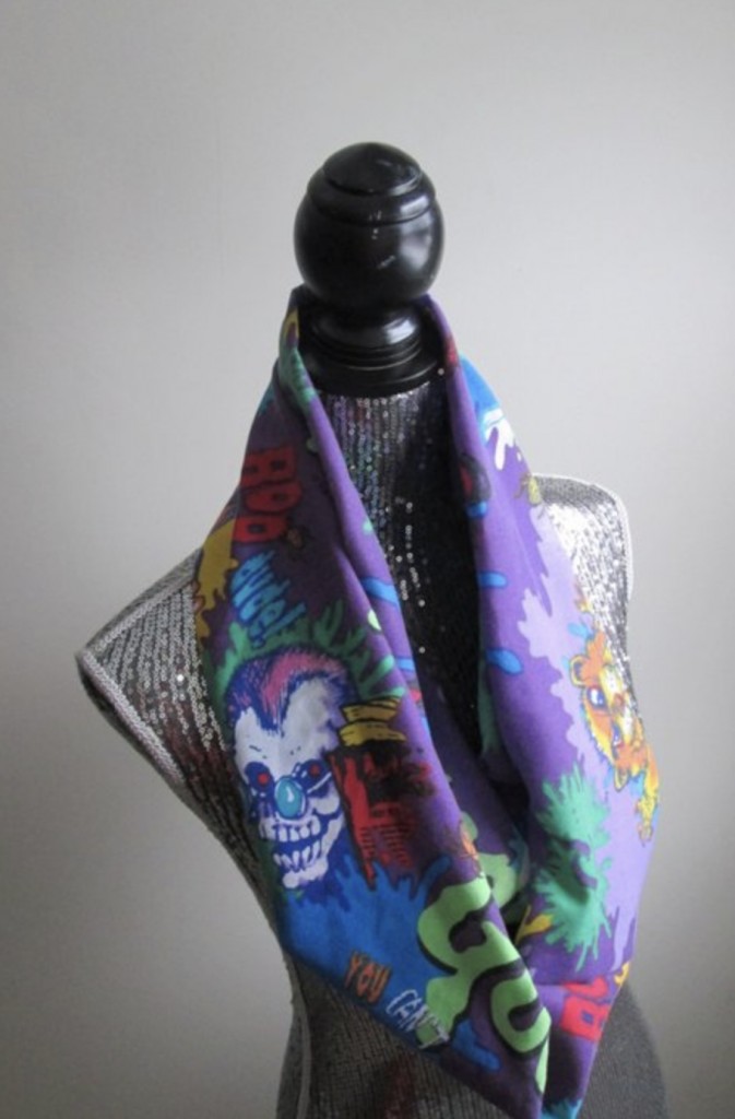 Goosebumps fabric scarf