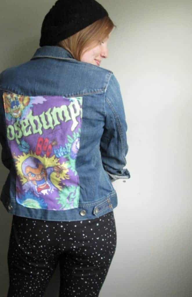 vintage Goosebumps jean jacket