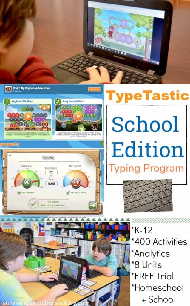 TypeTastic School Edition typing program