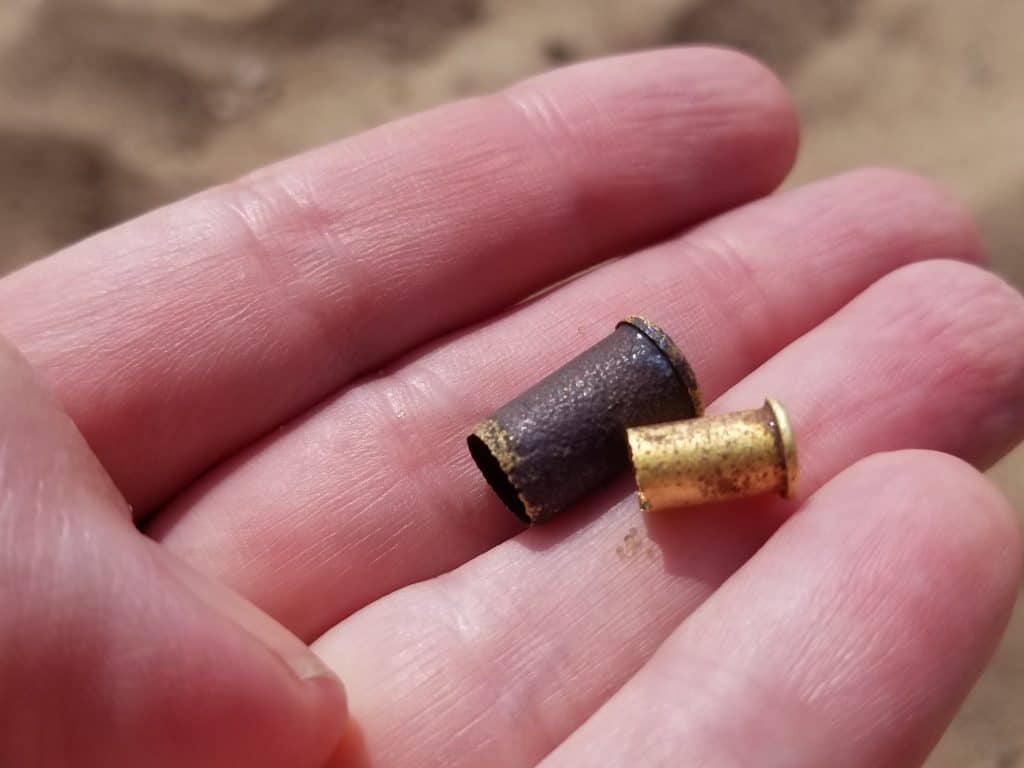 2 bullets found on beach