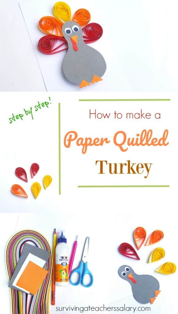 Paper Quilled Turkey