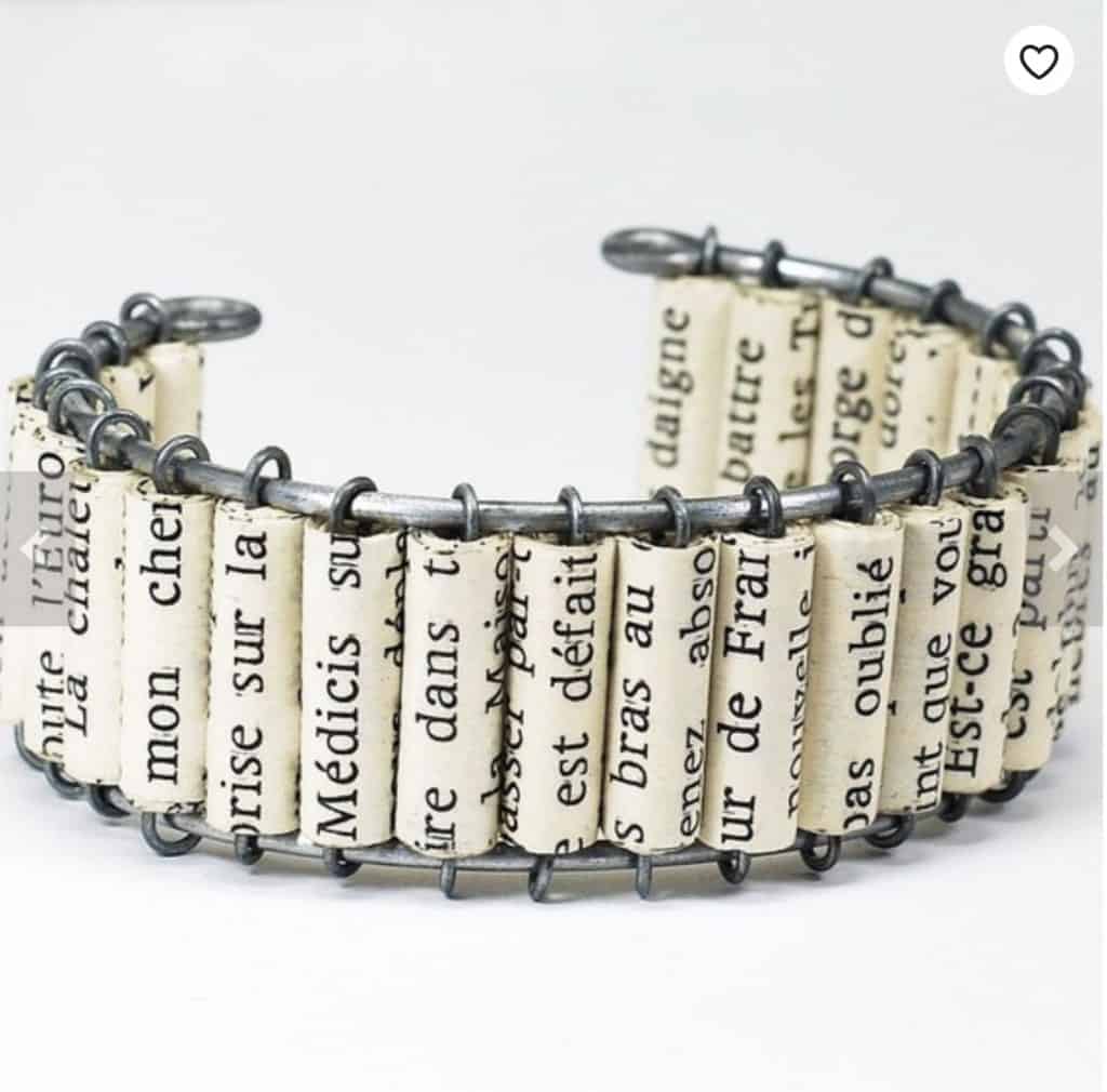 Book Scroll Bracelet